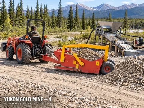 Yukon Gold Mine: Gravel Delivery — application concept